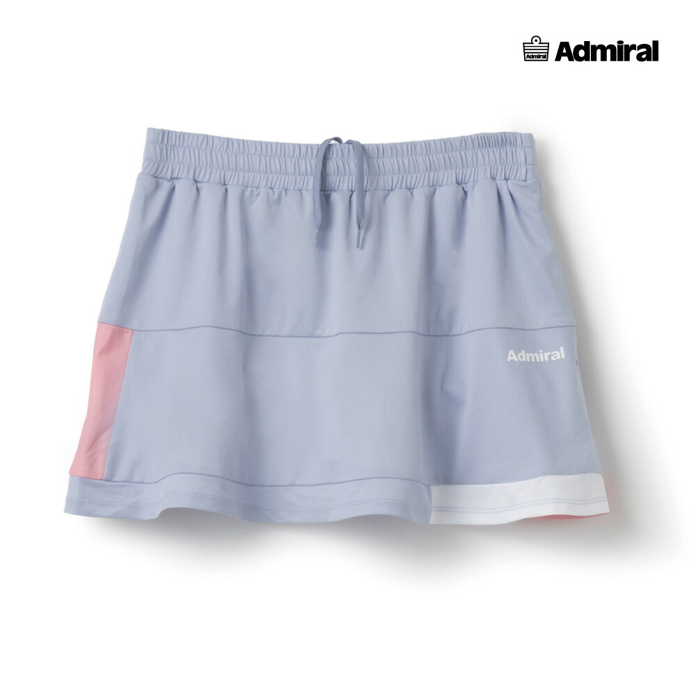ADMIRAL　レディース　カラーアソートブロッキングスコート　ATLA629-59　2026SS　ラベンダー　吸水速乾　ストレッチ　アドミラル　WOMEN　テニスウェア　バドミントン　ソフトテニス