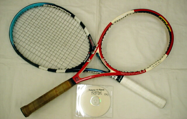 【中古ラケット】バボラ 【フェデラーｖｓロディック　[中古]セット】