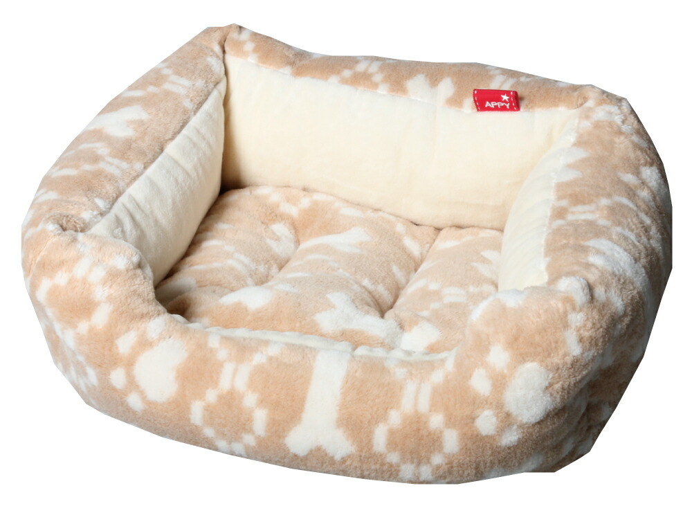 楽天市場】肉球＋ボーン柄ジャガードドーム型S【犬のベッド】【猫の