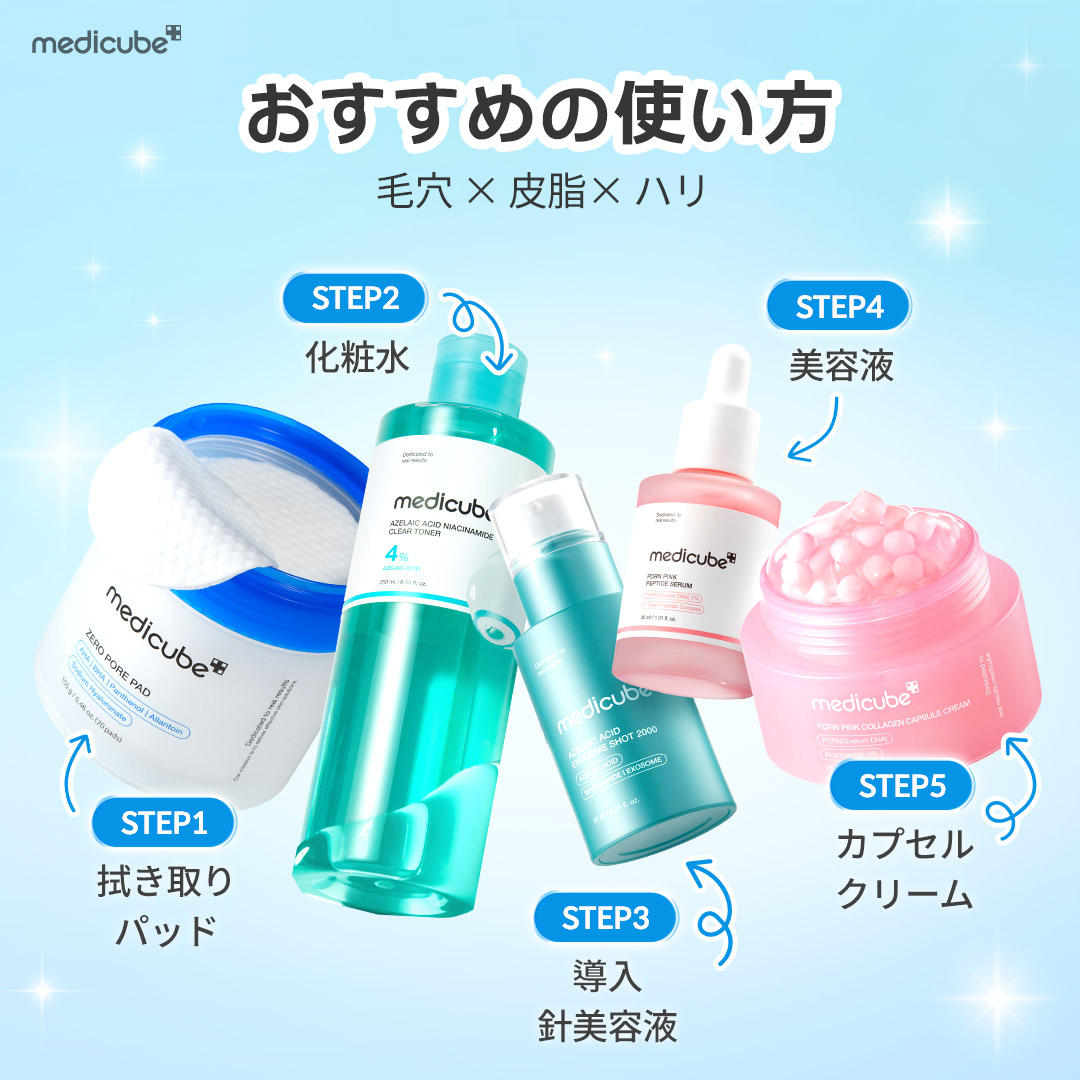 スーパーSALE限定51%OFF【medicube公式】ベストセラーセット（メディ