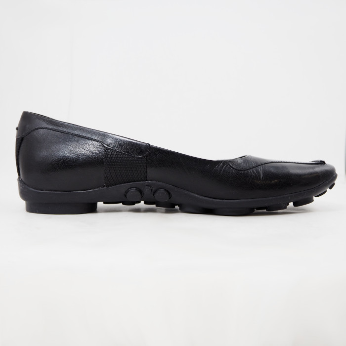Prada プラダ カーフ ラバーソール パンプス フラット シューズ 35 1 2 ブラック レディース 収納袋付 中古 Rekcrossfit Com Br
