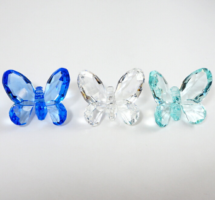 Swarovski スワロフスキー　バタフライ　大小ペアセット SWAROVSKI 訳あり アウトレット スワロフスキー Swarovski