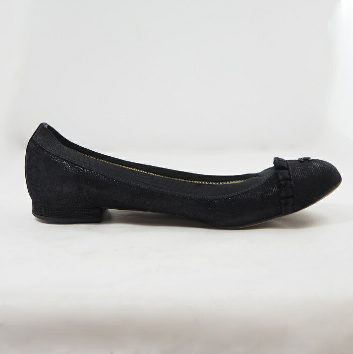 CHANEL フラットシューズ バレエシューズ 351/2c 黒 smcint.com