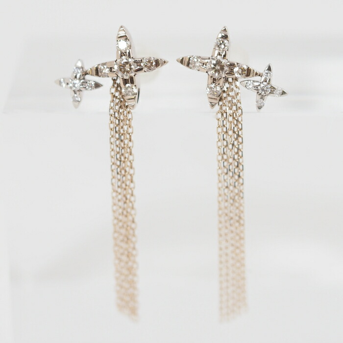 楽天市場】☆11/26 カシケイ ブラウンダイヤモンド ネイキッド ピアス