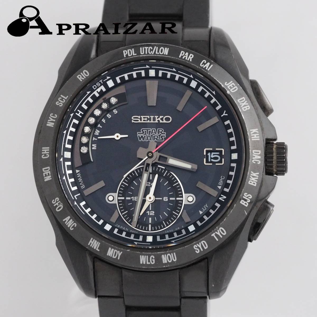 ミウラ◆送料無料◆セイコーブライツ スターウォーズコラボレーション ストームトルーパー SDGC011 6R21-00M0 500本限定 仕上済 SEIKO スター・ウォーズ ダース・モール ブライツ スターウォーズ