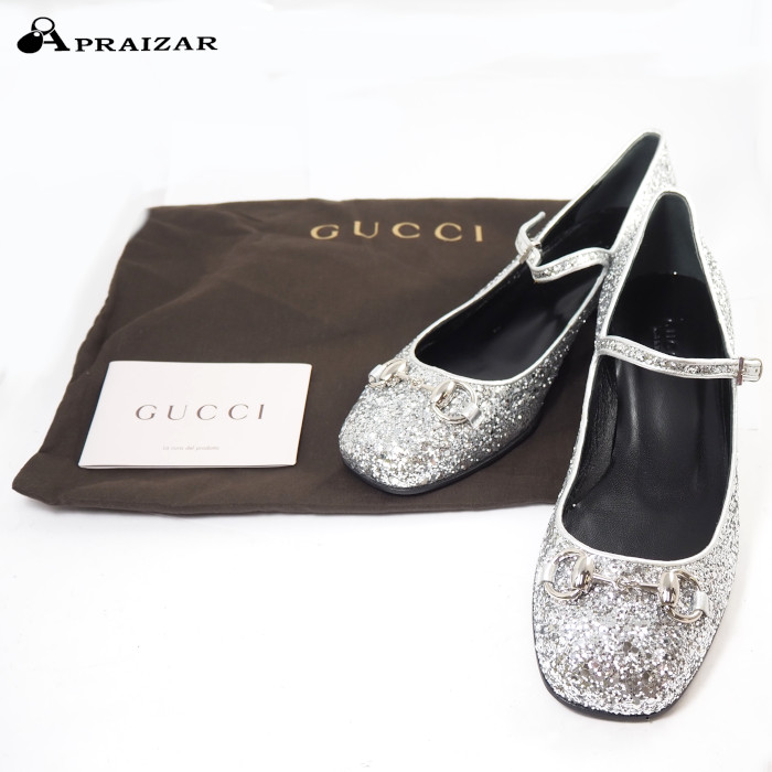 Coffee☆　グッチ　ホースビット　パンプス　白　24 Bibian 比比昂 - グッチ GUCCI 24SS ホースビット スリング