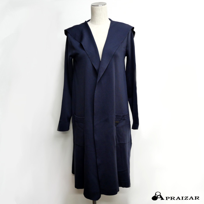 FOXEY ♡タグ付き 未使用 ネイビー 長袖カーディガン The Fox Collection（ザフォックスコレクション） フォックス