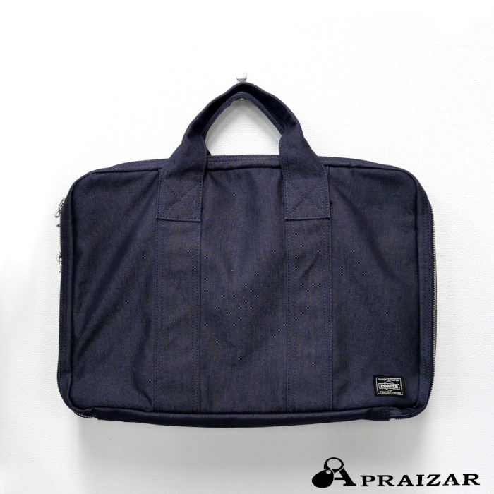PORTER ポーター 2WAY ブリーフケース ビジネス バッグ ネイビー メンズ ユニセックス 吉田カバン 日本製 [中古]｜APRAIZAR