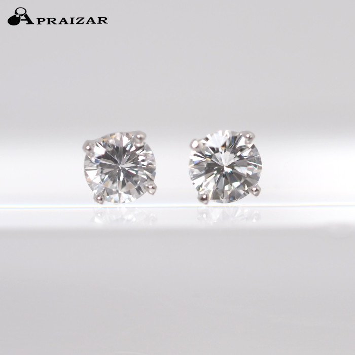 VENDOME AOYAMA ヴァンドーム青山 Pt950/900 1粒 ダイヤ0.16ct×2 キャトル ピアス シンプル エレガント 上品 [中古]