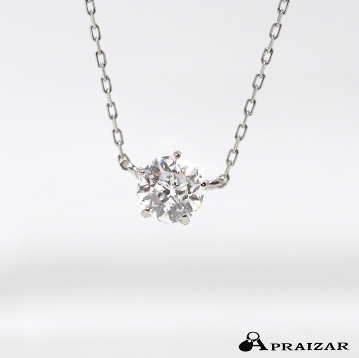 Bijoude ビジュード Pt950 ダイヤ0.232ct 一粒ダイヤ 1Pダイヤ ネックレス ケース付 [中古]