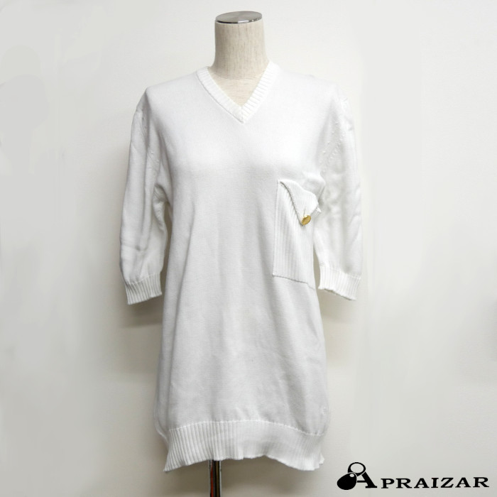 楽天市場】(8284) 【シャネル】 シャネル CHANEL 七分袖 セーター