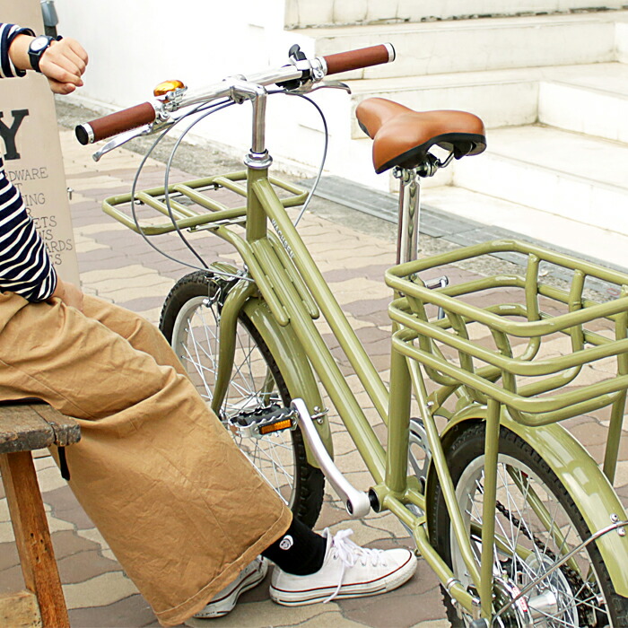 自転車 インチ テーブルセット カーゴバイク シマノ6段変速 シティサイクル モスグリーン モスグリーン シティサイクル カーキ 一年保証 男女兼用 18年モデル 街乗り 通勤 通学 アウトドア おしゃれ Roke Wbg 02 Wachsen ヴァクセン 阪和 家具と暮らしの専門店