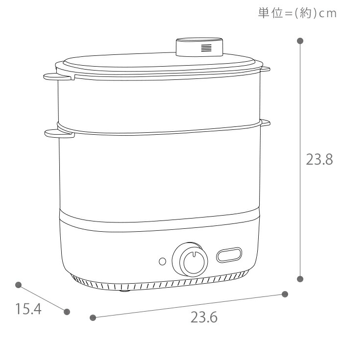 市場 toffy ミニスチーマー スチーマー トフィー おしゃれ 蒸し器 電気蒸し器 電気 コンパクトフードスチーマー フードスチーマー