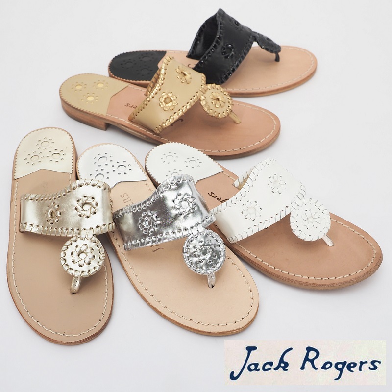 Jack Rogers ジャックロジャース トングサンダル fm Hamptons fm Palm Beach 1912ss0017 Nantucket レディース レザーサンダル 均一気魂 16ss 17ss 18ss ss Gullane Com Br