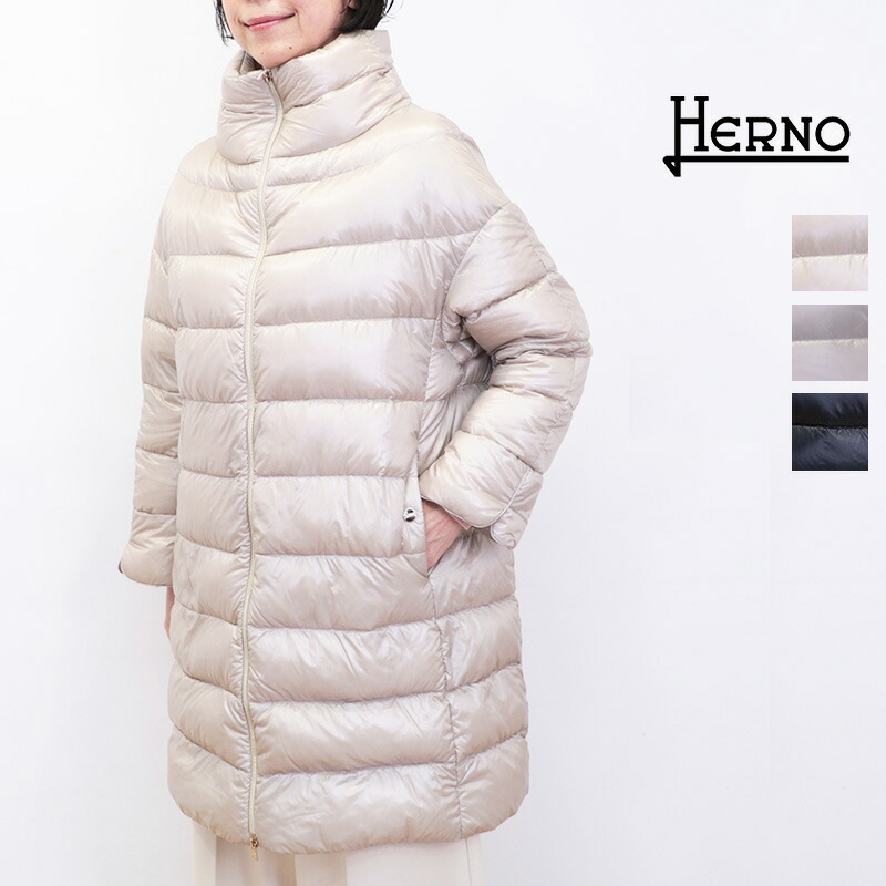 HERNO POLAR-TECH ダウンジャケット 44サイズ レディース 白 Arendelle Herno Piumino Polar Tech HERNO ヘルノ ダウンジャケット