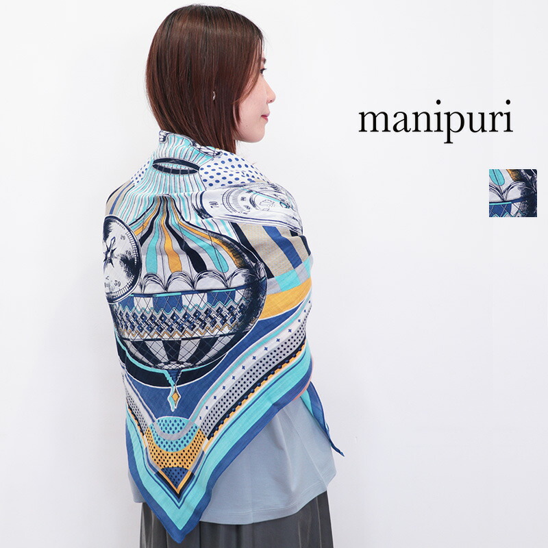 manipuri（マニプリ）の「manipuri:コットン シルク ストール