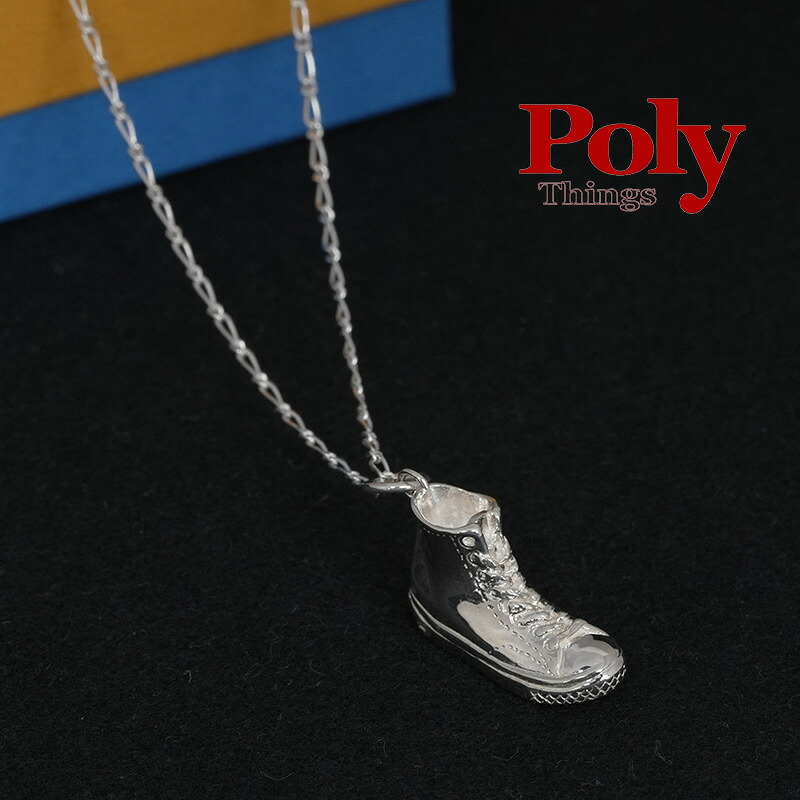 Poly Thing 【楽天市場】PolyThings ポリーシングス Usual Sneakers ユージュアルスニーカーズ シルバーネックレス 40cm ...