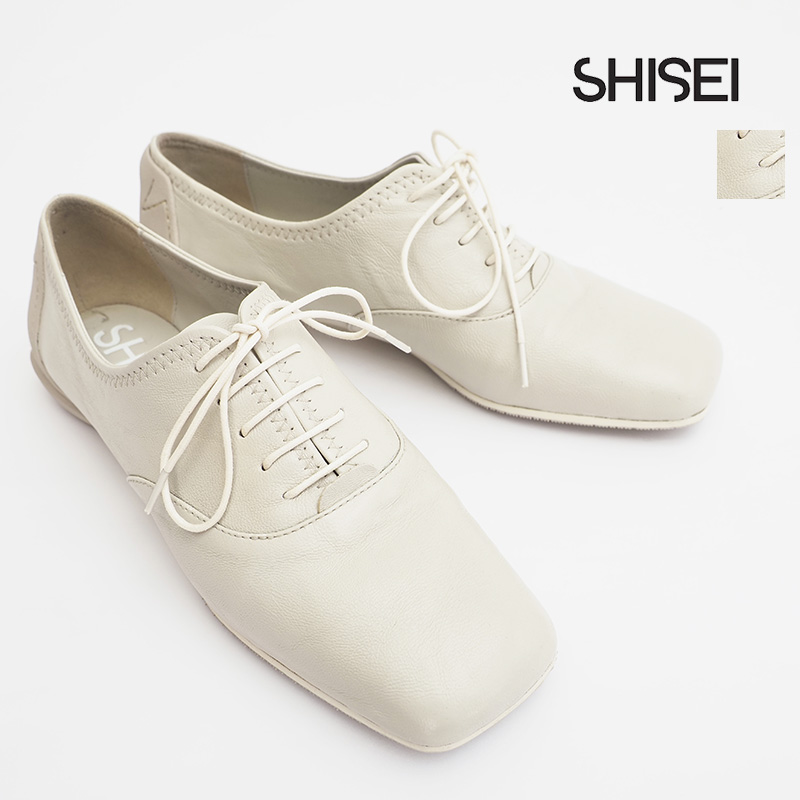 SHISEI シセイ 13003S レースアップシューズ SQUARE LACE UP SHOES 革靴 レザー 本革 フラット ドレスシューズ  シーセイ | 22AW シューズ | セレクトショップ・アプト