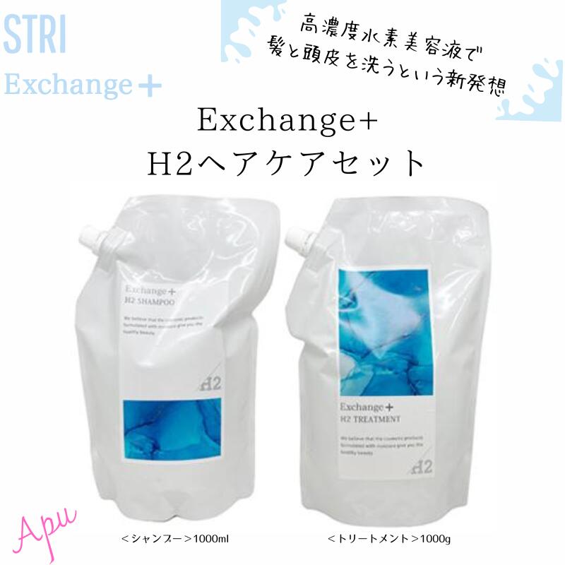 最終値下！ H2シャンプー300ml、H2トリートメント300mlの4本セット