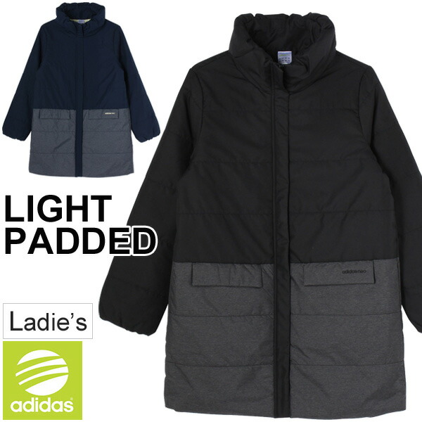Adidas light padd coat adidas neo ladies outer half court cocoon warm lightweight sports casual clothing women BUU36 Adidas light padd coat adidas neo ladies outer half court cocoon warm lightweight sports casual clothing women BUU36