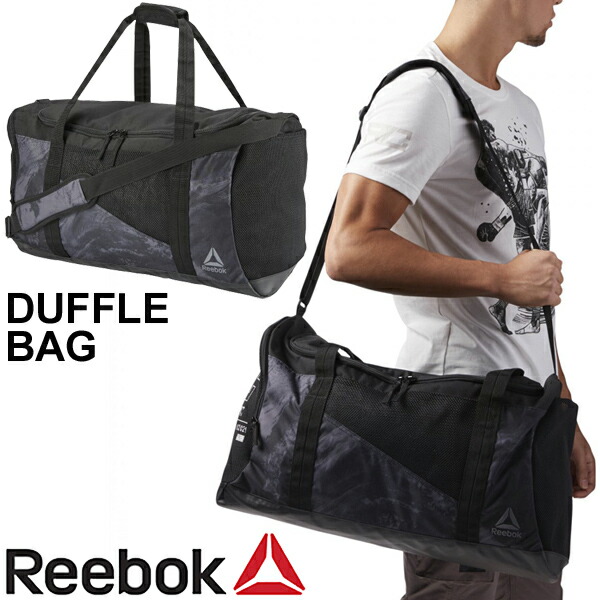 Boston Bag Men Gap Dis Reebok Combat Duffel Back Training Gym Sports Traveling Black Ede09