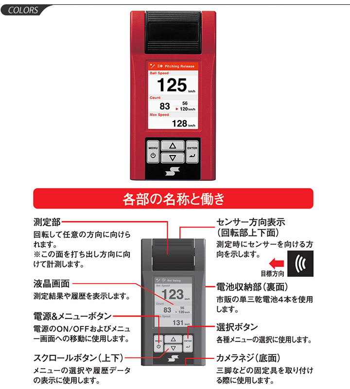 SSK(エスエスケイ) 野球 マルチスピードテスターIV MST400