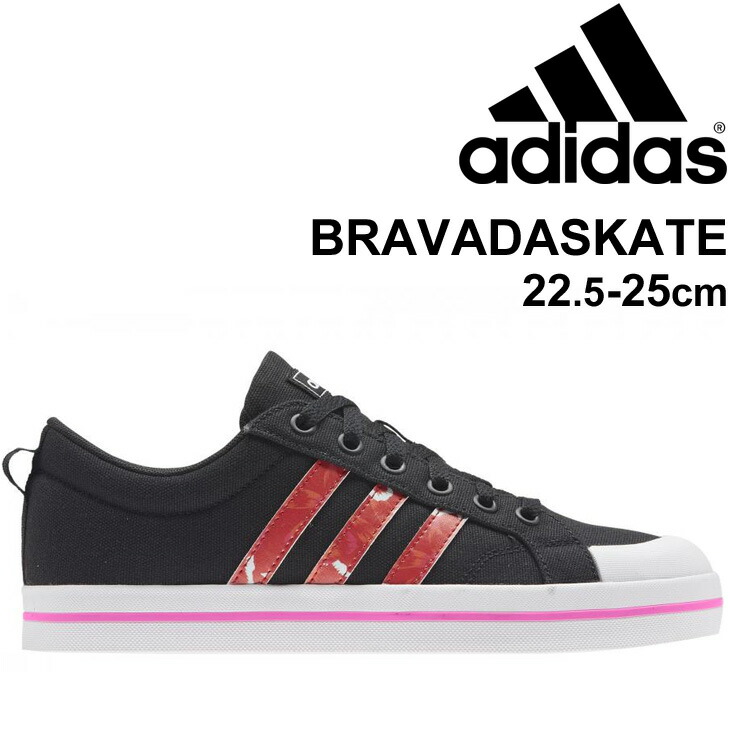 楽天市場 スニーカー シューズ レディース アディダス Adidas ブラバダスケート Bravadaskate W ローカット 女性 3ライン 運動靴 シンプル カジュアル くつ Fz3248 0qpd Apworld