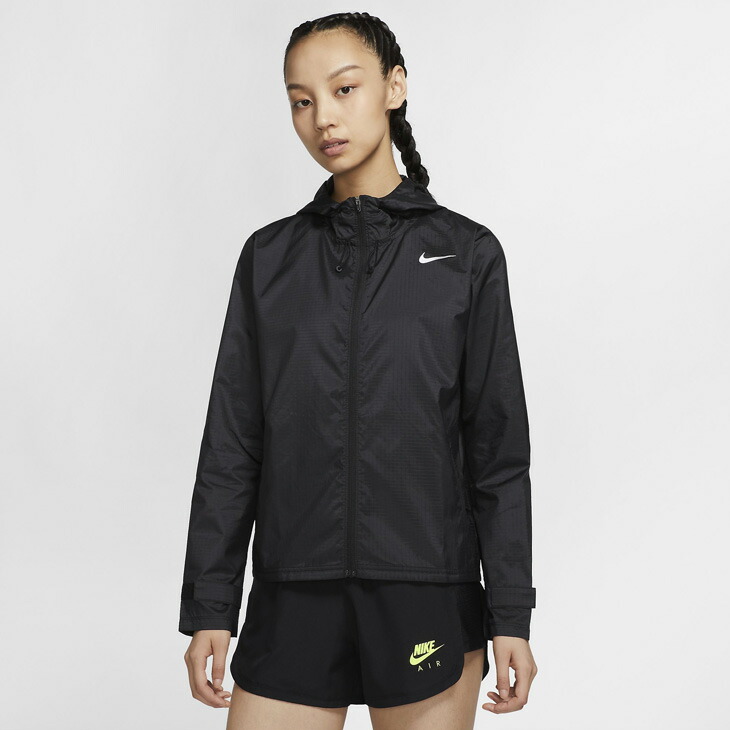 送料無料 ランニングウェア アウター レディース ナイキ Nike エッセンシャル ジャケット スポーツウェア ウインドブレーカー ジョギング トレーニング 女性 ブラック 黒 上着 Cu3218 010 Sale 101 Off