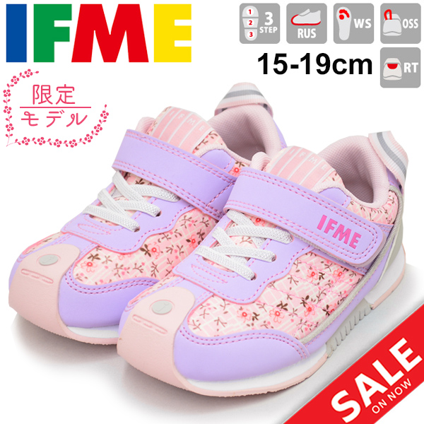 楽天市場 イフミー ライト 花柄 靴 子供靴 スニーカー キッズ Ifme Light 1310 つるや