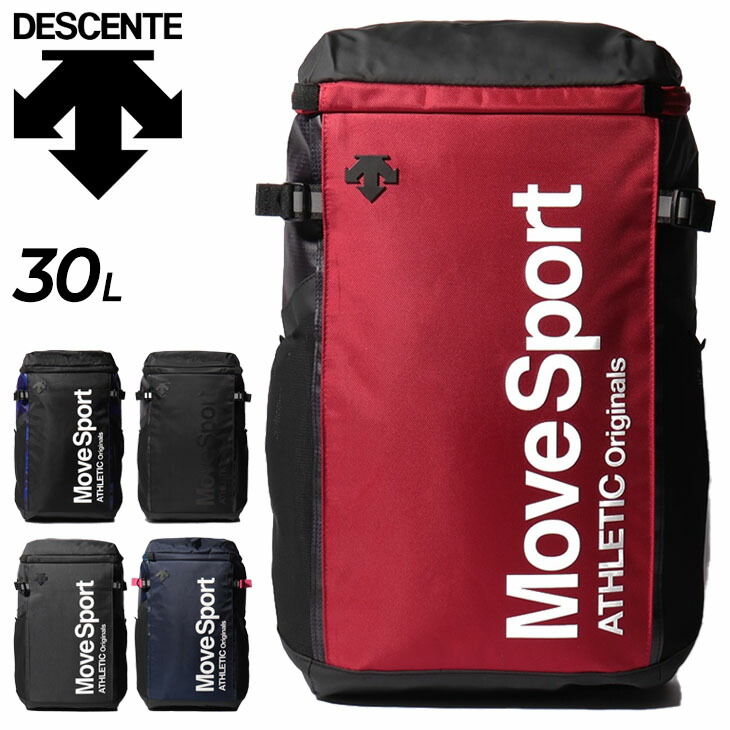 送料無料 リュックサック 約30L バッグ メンズ レディース デサント DESCENTE MoveSport スクエアバッグ M スポーツバッグ  機能性 トレーニング ジム 鞄 通学通勤 かばん DMATJA04 最大73％オフ！