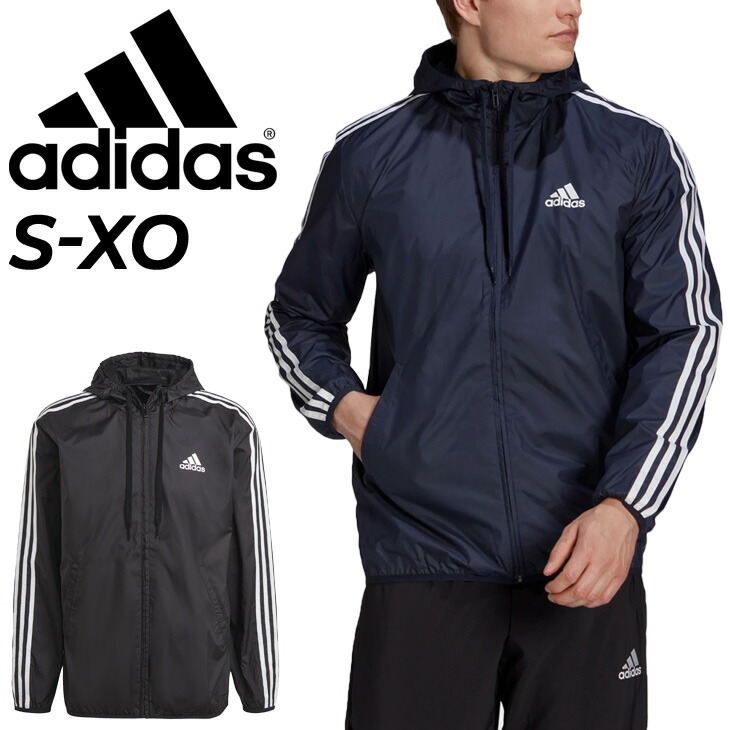 52円 スピード対応 全国送料無料 送料無料 ウィンドブレーカー アウター メンズ アディダス Adidas ウーブンジャケット フード付 スポーツウェア トレーニング フィットネス ランニング 男性 上着 ジャンバー