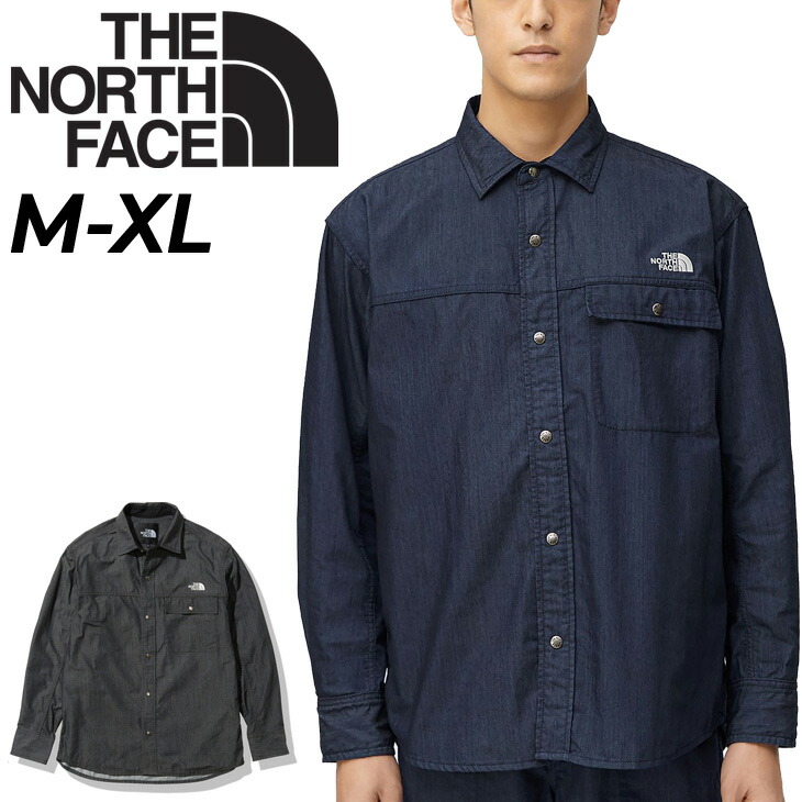 人気大割引 送料無料 ナイロンデニムシャツ メンズ ノースフェイス THE NORTH FACE ヌプシシャツ 長袖 アウトドアウェア キャンプ  トレッキング UVカット 速乾 デイリー カジュアル 男性 トップス NR72130 fucoa.cl