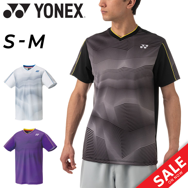 半袖 Tシャツ メンズ レディース YONEX ヨネックス ゲームシャツ フィットスタイル バドミントン スポーツウェア ユニセックス トップス 涼感 クール ドライ 男女兼用 吸汗速乾 UVカット 10432