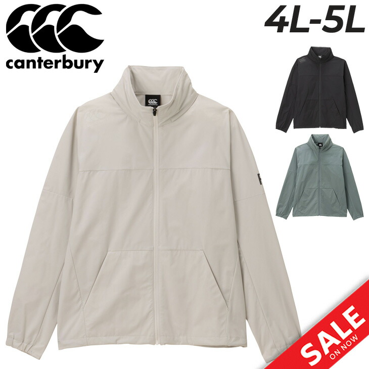 クーポン有【7/25まで】送料無料 カンタベリー ジャケット 4L 5L メンズ 大きいサイズ Canterbury RUGBY+ R+ ラグビー ビッグサイズ トレーニング スポーツウェア アウター 撥水 男性 上着 練習着 移動着/RP73102B｜APWORLD