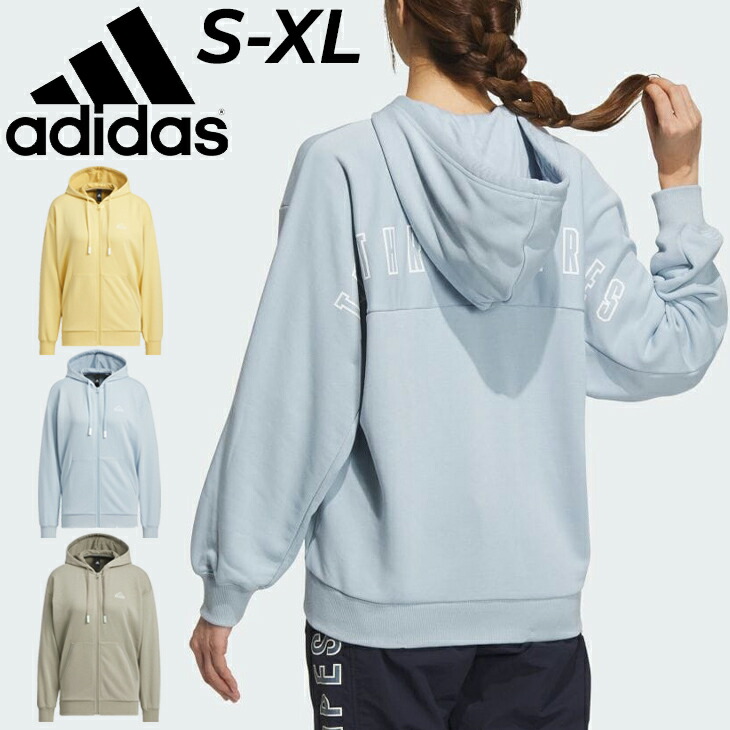 adidas Z.N.E. フルジップパーカー レディース スウェット