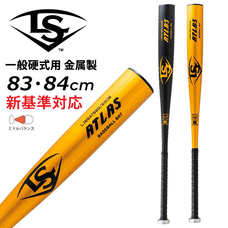 送料無料 ルイスビルスラッガー 一般硬式用 金属製バット 83cm 84cm RA13型 ミドルバランス 平均900g以上 高校野球 新基準対応 LOUISVILLE SLUGGER ATLAS アトラス アクーニャJr 金属バット 硬式野球 硬式バット ベースボール ブランド 野球用品/WBL2885【ギフト不可】