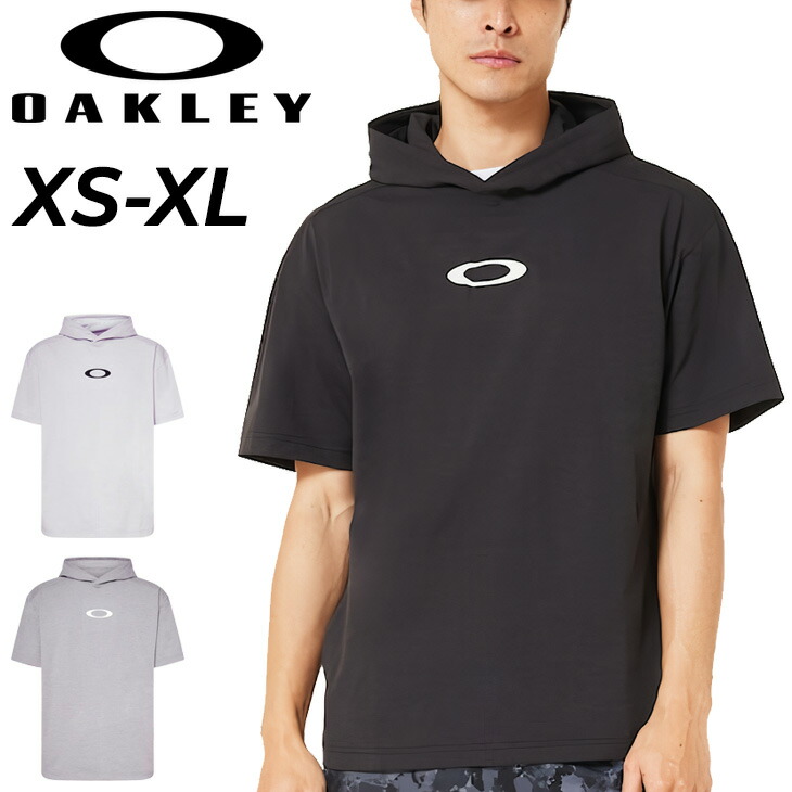 送料無料 オークリー 半袖パーカー メンズ OAKLEYEnhance LT Fleece SS Hoody 15.0 トレーニングウェア プルオーバー 薄手 フーディ スポーツウェア 吸汗速乾 ドライ ストレッチ 軽量　 男性 メンズウェア トップス 服 春 夏 ブランド アパレル/FOA407651