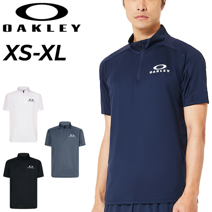 楽天市場】オークリー 半袖シャツ ハーフジップ メンズ OAKLEY