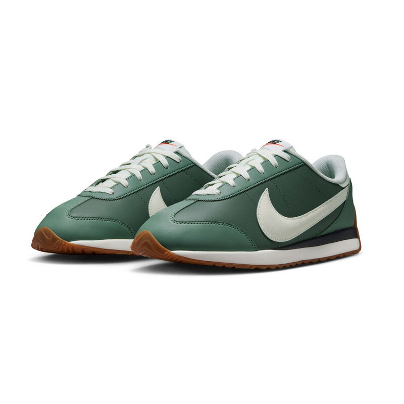 送料無料 ナイキ スニーカー メンズ シューズ NIKE パシフィック LTR レザー ローカット 薄底 スポーティ カジュアルスニーカー レトロ 男性 メンズスニーカー 緑 グリーン ロープロファイル 紳士靴 ブランド nike Pacific Leather くつ/IM4006-300