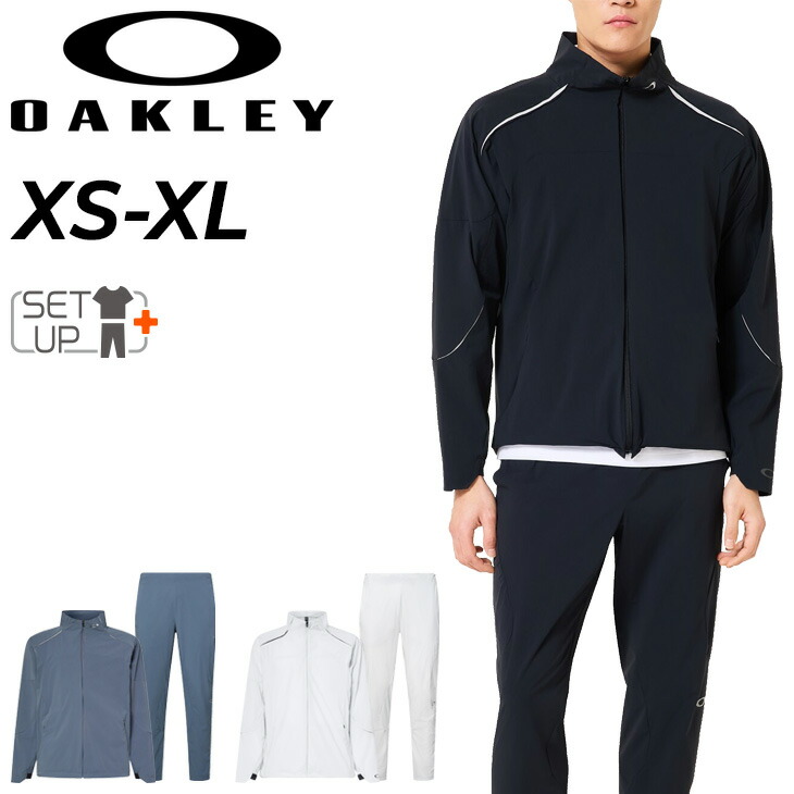 クーポン有【7/25まで】送料無料 オークリー トレーニングウェア メンズ 上下 OAKLEY ジップジャケット ロングパンツ セットアップ 接触冷感 春夏 スポーツウェア ジムトレ ランニング 運動 男性 上着 長ズボン 上下組 ブランド アパレル メンズウエア/FOA408779-SET｜APWORLD 14,230円