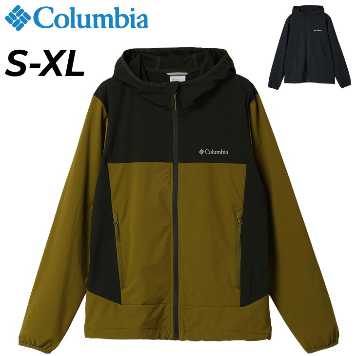送料無料 コロンビア パーカージャケット 長袖 ソフトシェル メンズ Columbia ヘザーキャニオン2フーデッドジャケット 防風 はっ水 ストレッチ フード付き シェルジャケット 男性 アウトドアウェア アウター 登山 ハイキング 山登り ブランド アパレル/WE1602