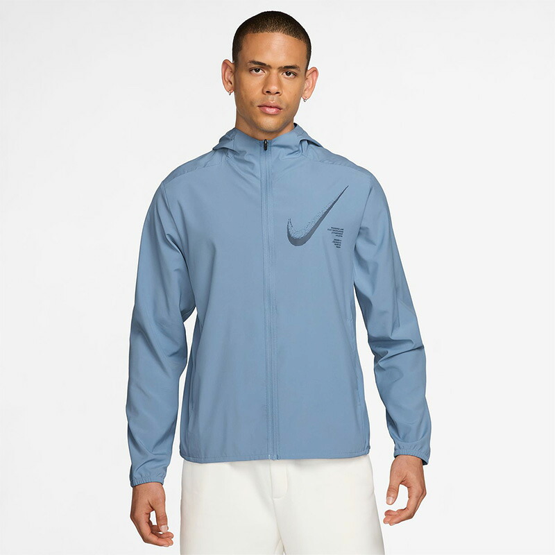 送料無料 ナイキ トレーニングジャケット メンズ 長袖 ウィンドブレーカー NIKE DF FORM GFX ウーブンジャケット Dri-FIT 吸汗速乾 フード付き アウター ランニング ヨガ 運動 スポーツウェア ウエア 男性 ウインドブレーカー 青 ブルー ブランド アパレル/IF2200-486