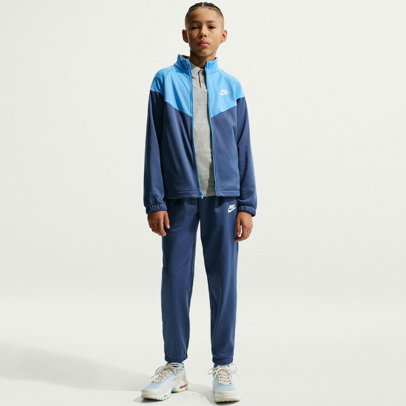 送料無料 ナイキ ジャージ キッズ ジュニア上下 NIKE YTH NSW DF トラックスーツ PK FZ 130-160cm 子供服 速乾 長袖ジャケット ロングパンツ セットアップ スポーツウェア 子ども 男の子 女の子 ジャージー 上下組 キッズウエア 服 ブランド アパレル/HQ9315-461
