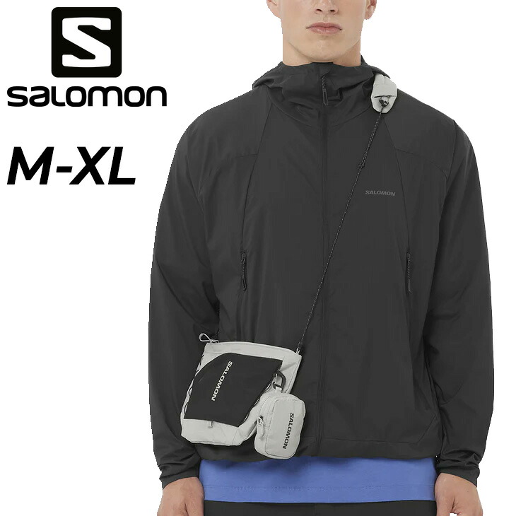 送料無料 サロモン ウィンドブレーカー 長袖 メンズ SALOMON OUTWIND 男性用 ジャケット 軽量 耐風 登山 コンパクト収納 ウインドブレーカー フード付き アウター 登山 ハイキング キャンプ 旅行 タウン 街着 アウトドア ブランド 上着 アパレル/LC27614|APWORLD