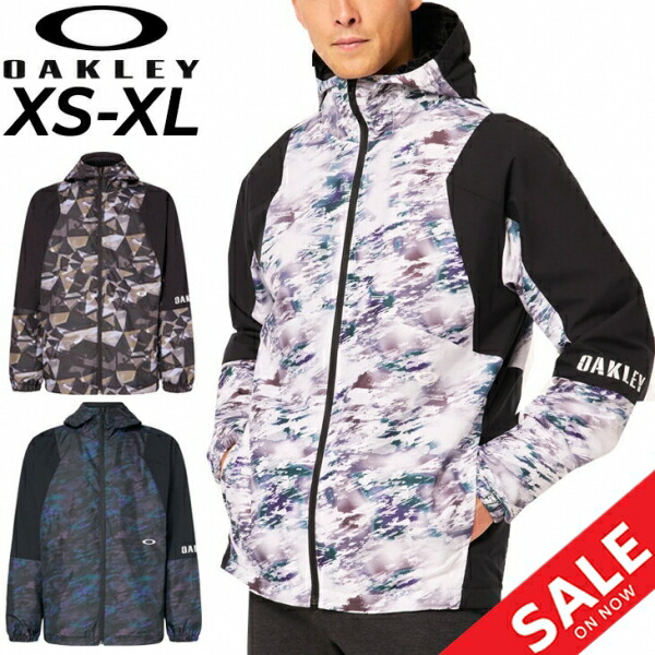 Oakley グレー ナイロンジャケットVARIA WIND WARM オークリー（OAKLEY）（メンズ）Enhance Wind Warm Graph