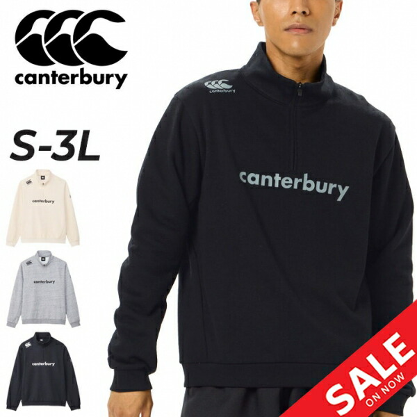 CANTERBURY　スウェット　ラガーシャツ　ハーフボタン　刺繍ロゴ　Ｌ 公式・アウトレット】アールプラス フレックスウォーム