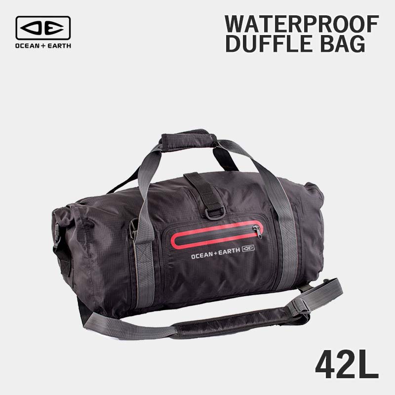 ウォータープルーフダッフルバック 防水 ダッフルバッグ Earth Ocean アウトドア サーフィン ダイビング コンパクトキャリーバッグ付