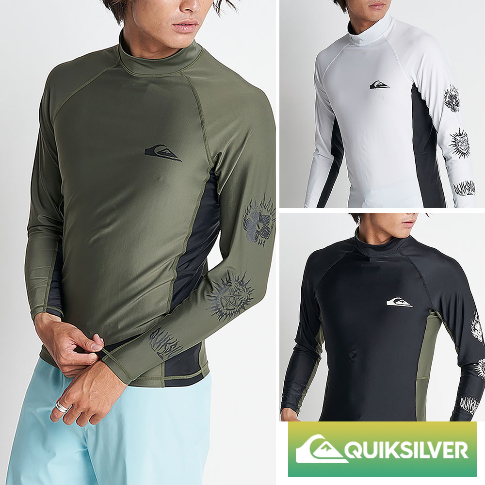 限定価格セール！】 Quiksilver クイックシルバー ラッシュガード 長袖 ロングスリーブ 水着 メンズ 水陸両用 サーフィン 紫外線対策  セール人気-css.edu.om