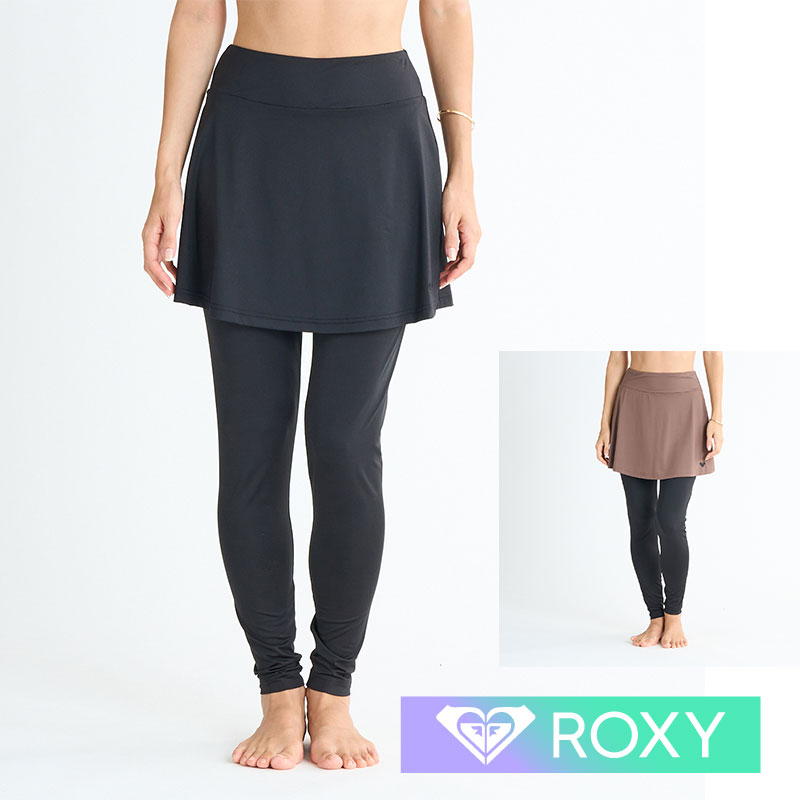 楽天市場】ロキシー スカート付きラッシュレギンス ROXY SKIRT