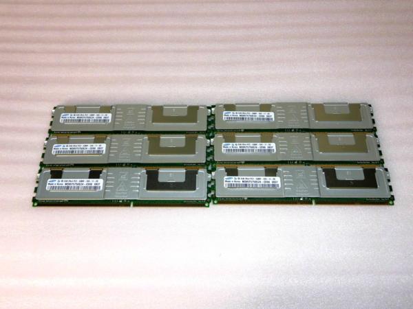 SAMSUNG パソコン2-5300 FB-DIMM ECC 2GB 6枚 計12GB【中古】